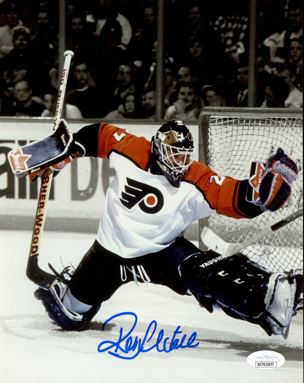 Ron Hextall Philadelphia Flyers Signed/Autographed 8x10 Photo JSA 154960