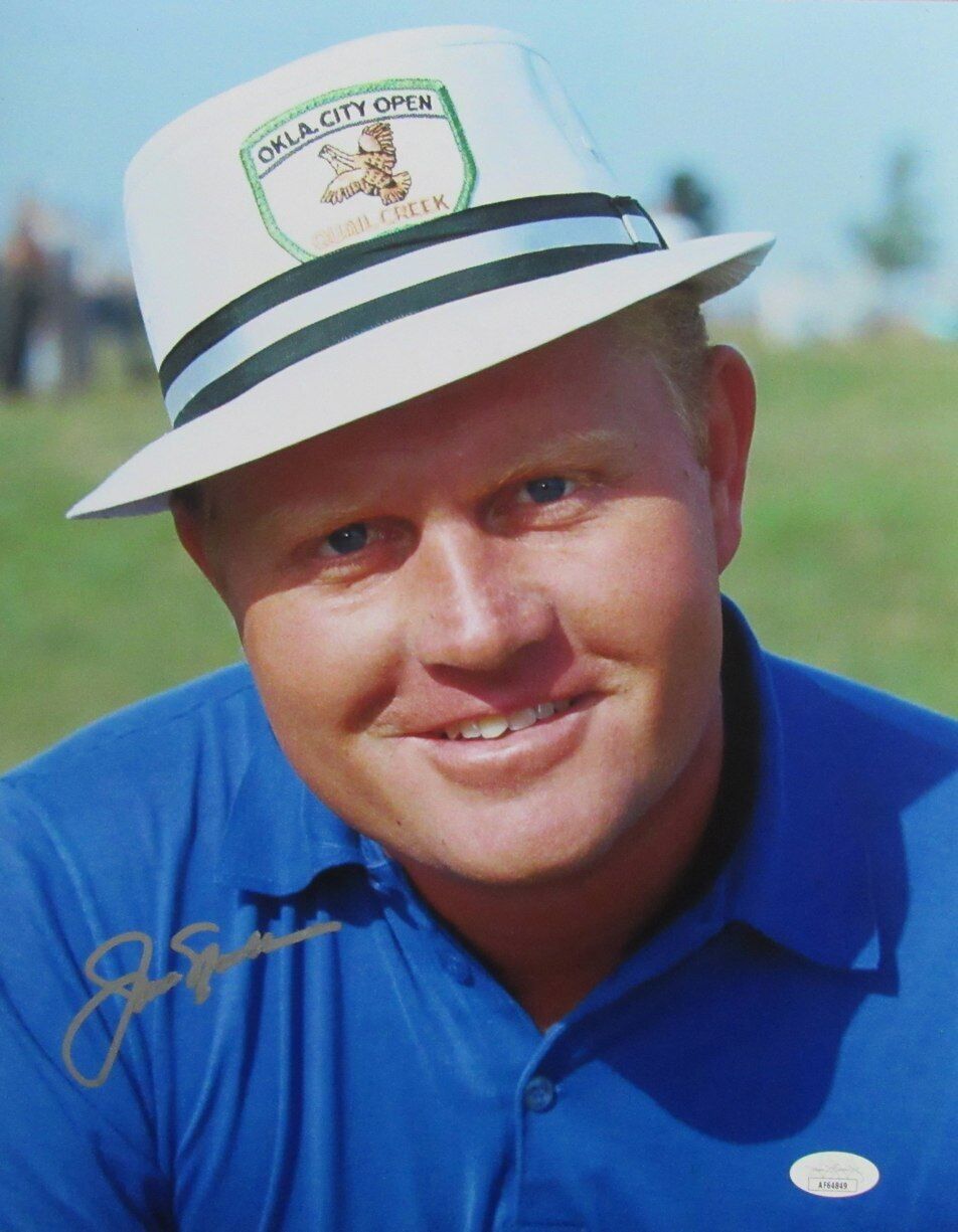 Jack Nicklaus Autographed 11x14 Photo PGA Champ JSA