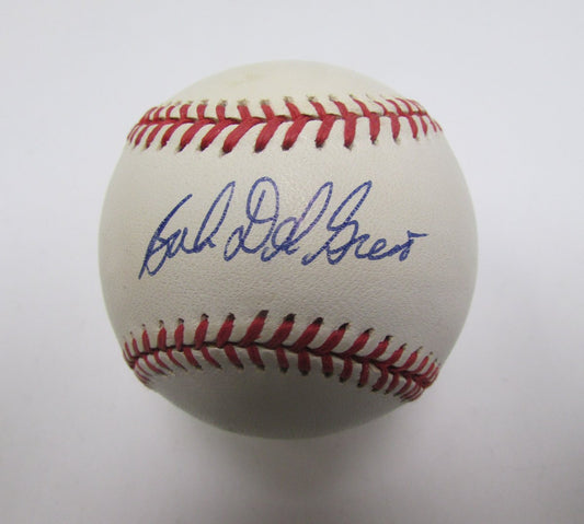 Bobby DelGreco Phillies Yankees Signed/Autographed OAL Baseball 139839