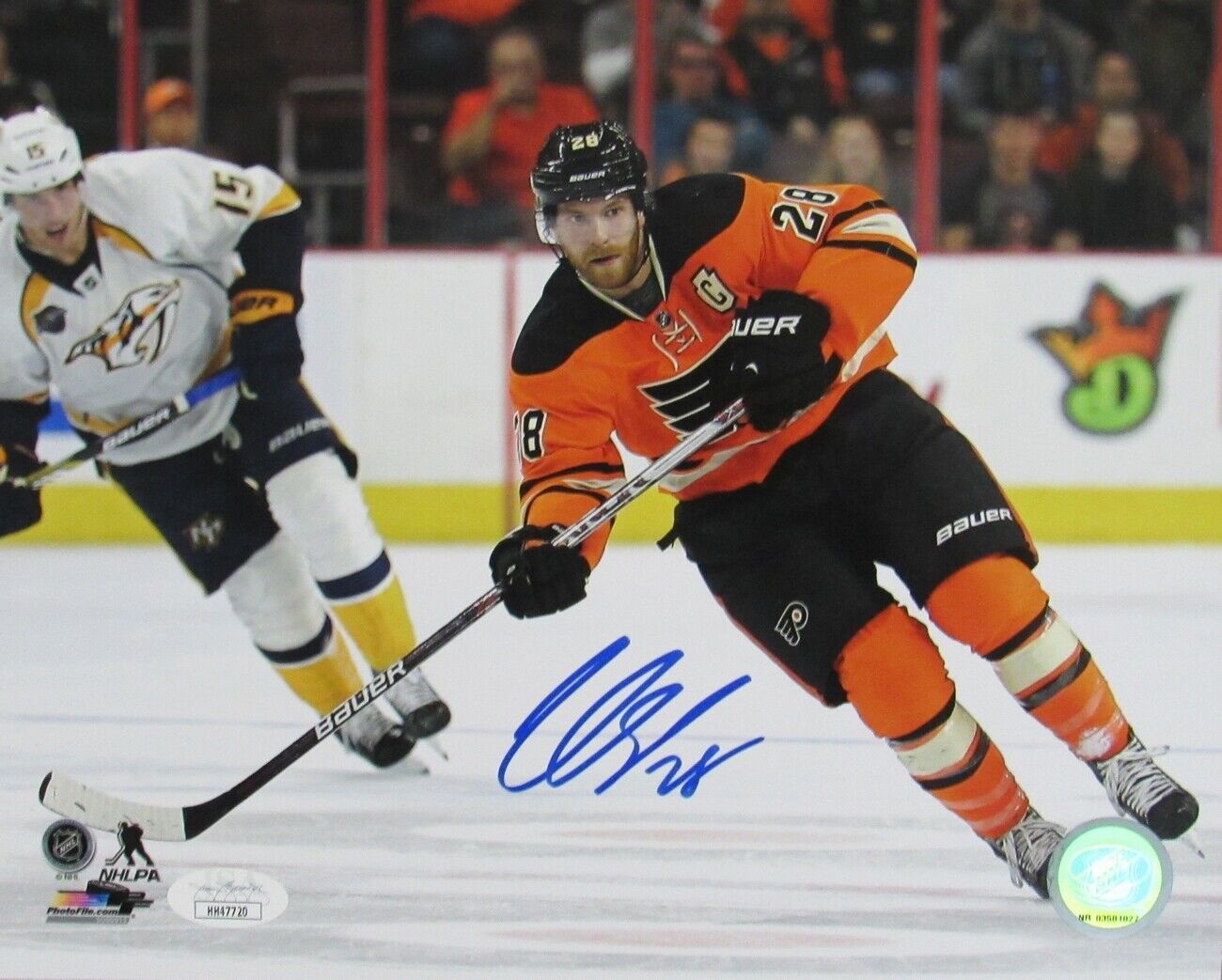 Claude Giroux Philadelphia Flyers Signed/Autographed 8x10 Photo JSA 150410