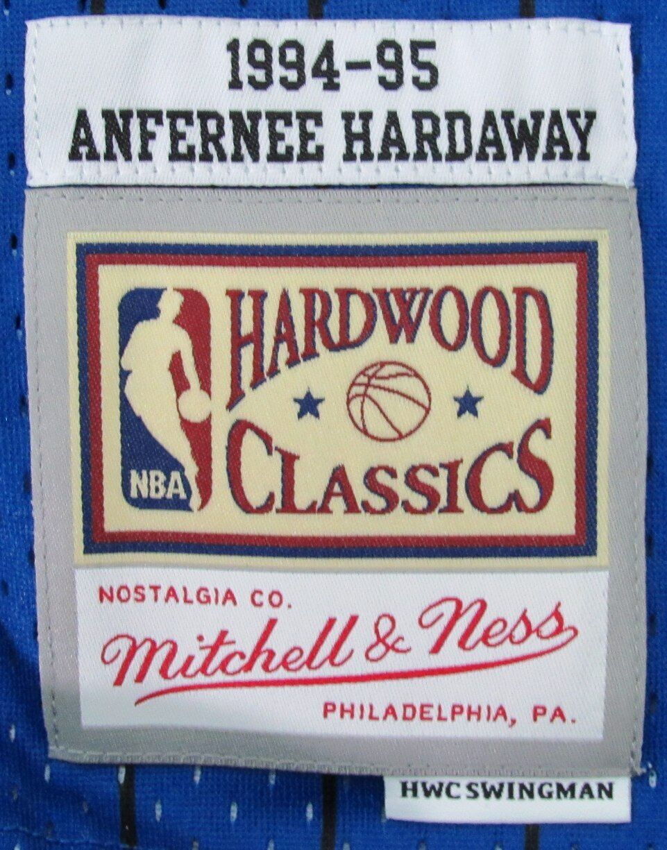 Anfernee Hardaway Autographed Blue Mitchell & Ness Jersey Magic PSA/DNA