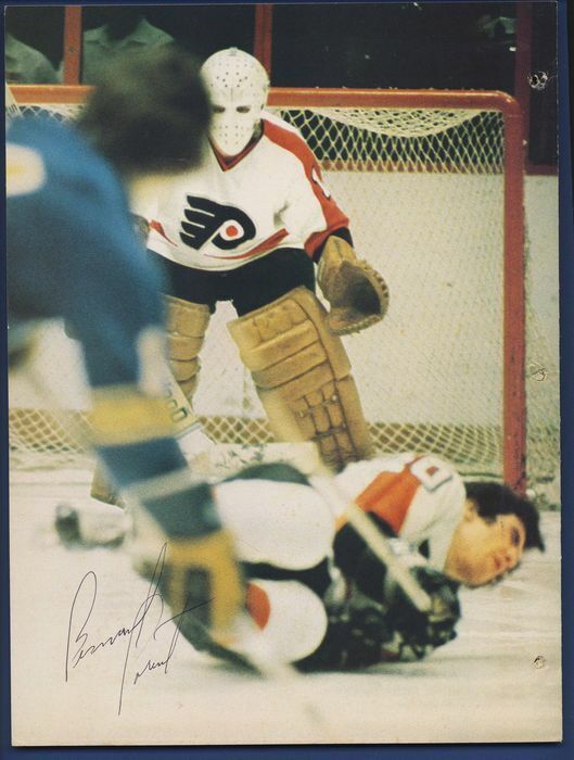 Bernie Parent Flyers Signed 8x10 photo 113803