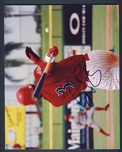 Domonic Brown Phillies Autographed/Signed 8x10 Photo 124551