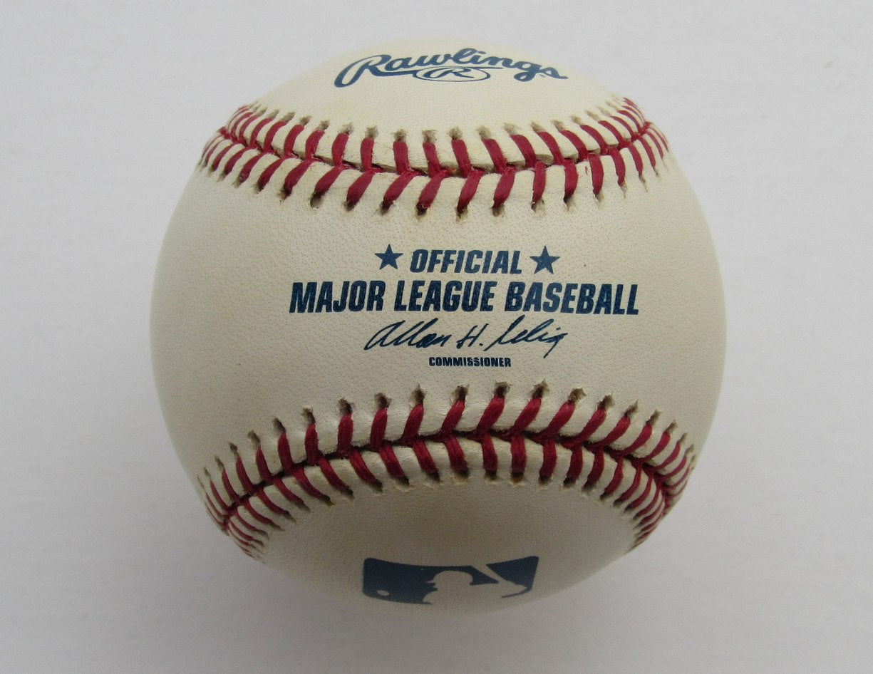 Danys Báez Autographed OML Baseball Cleveland Indians 180624