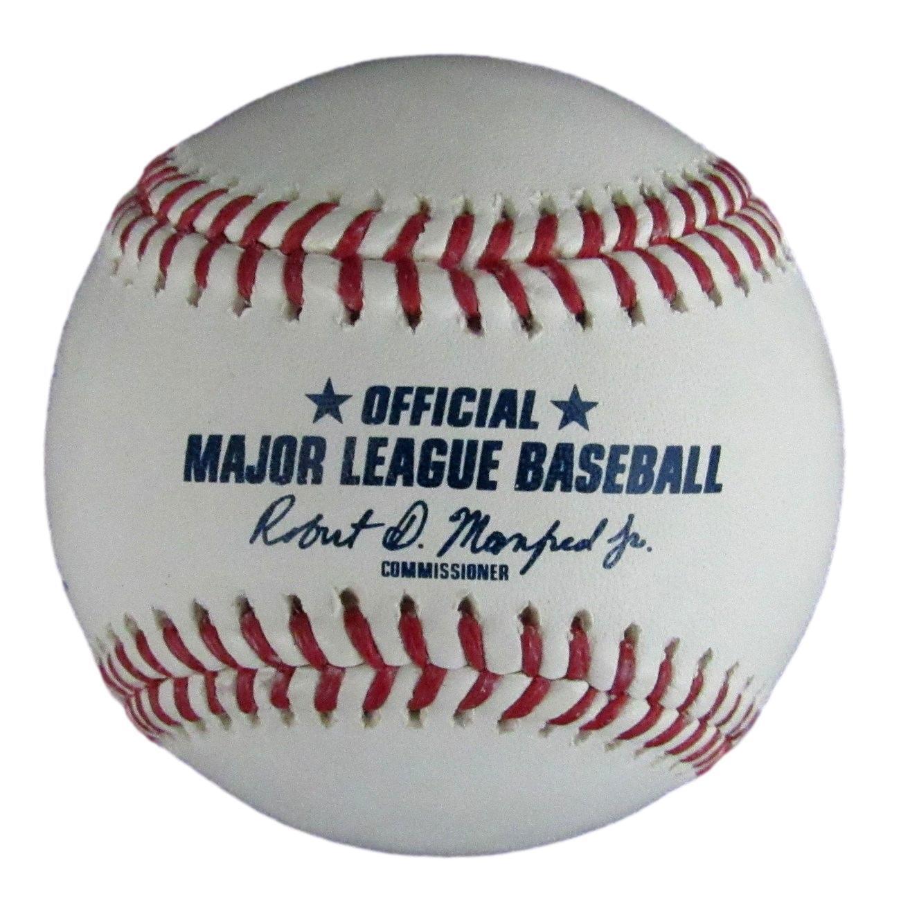 Pedro Martinez HOF Autographed Rawlings HOF Baseball Beckett 176382