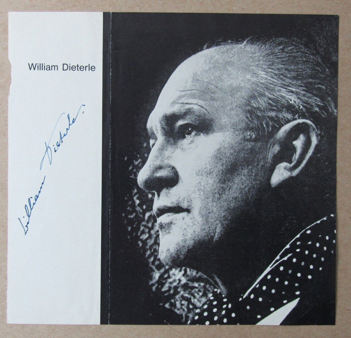 William Dieterie German Actor Autographed Magazine Photo PSA/DNA 177035