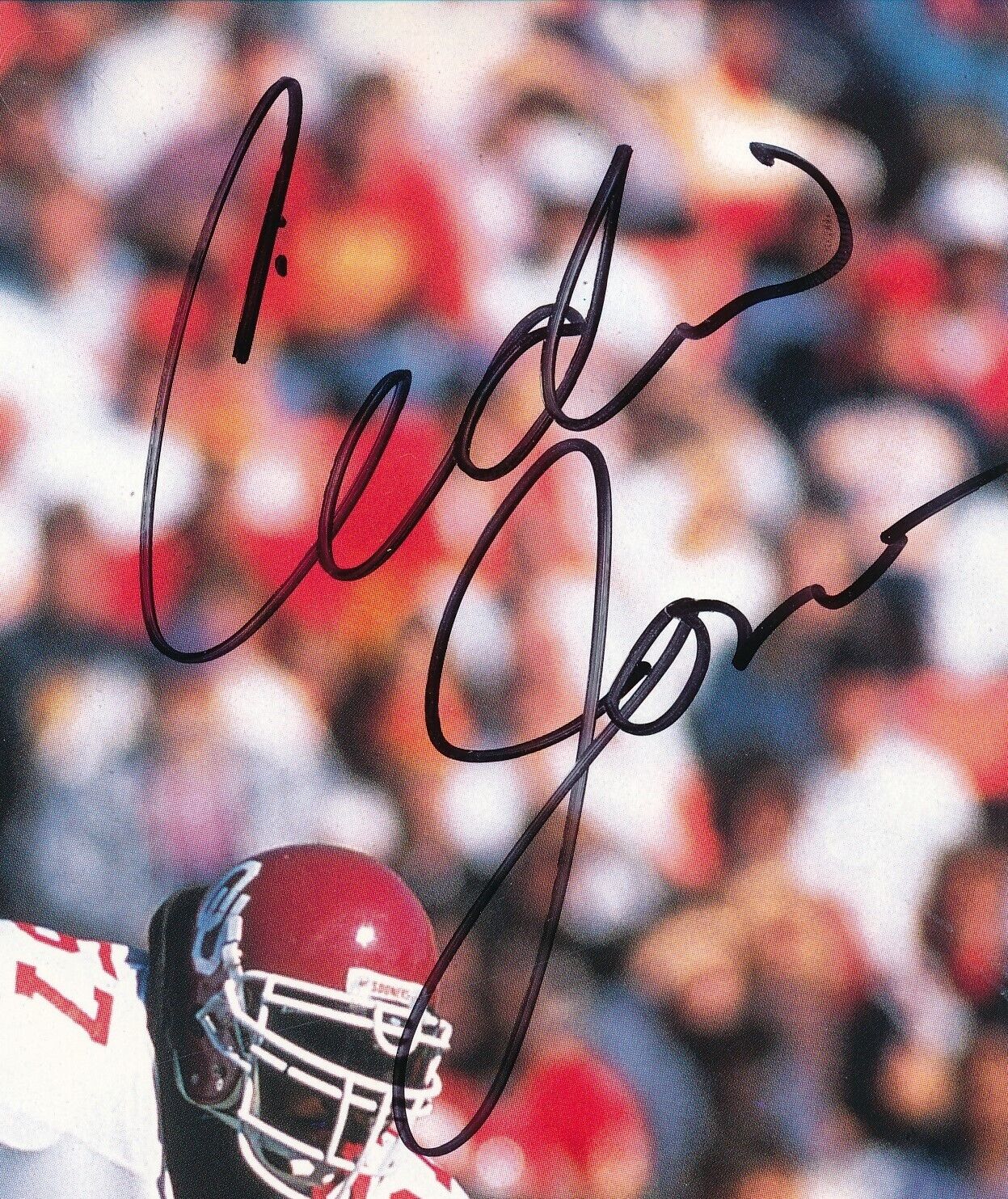 Cedric Jones Autographed Signature Rookies 8x10 Photo University of Oklahoma