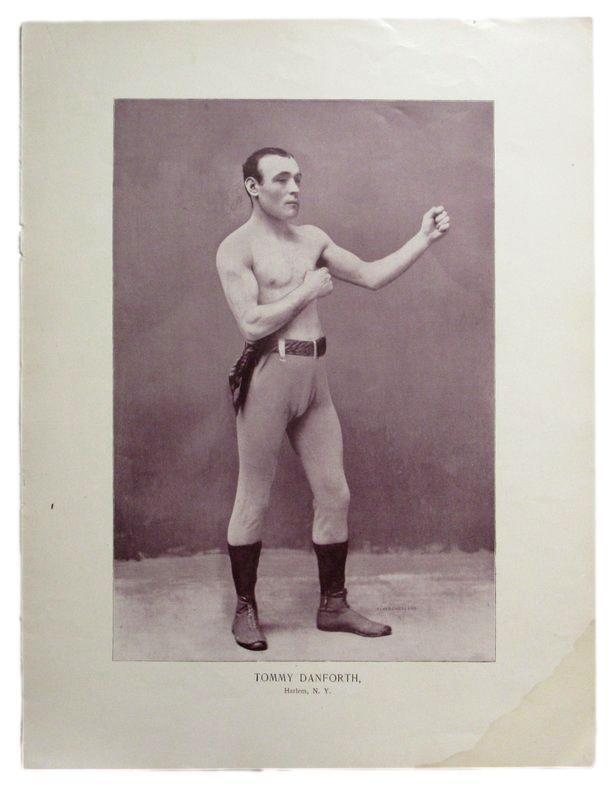 Tommy Danforth Boxer 1895 Boxing Gladiators 11x15 Supplement Poster