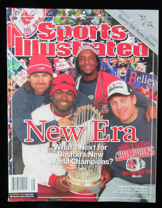 November 8, 2004 Boston Red Sox Sports Illustrated NO LABEL Newsstand