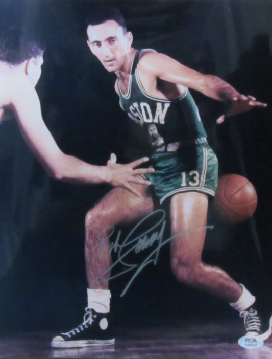 Bob Cousy Signed/Autographed 11x14 Photo Boston Celtics PSA/DNA 192357