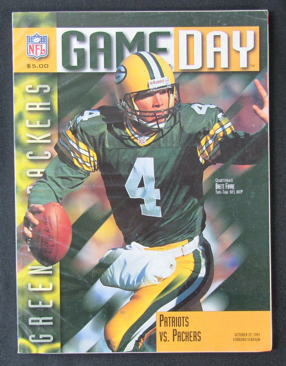 1997 New England Patriots vs. Green Bay Packers Brett Favre 10/27