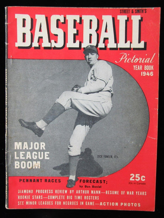 1946 Baseball Magazine Pictorial Year Book Dick Fowler Philadelphia Athletics