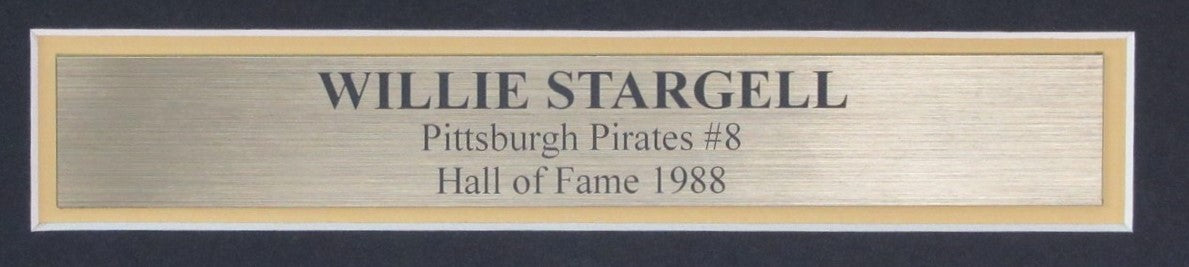 Willie Stargell HOF Signed/Auto 8x10 Photo Pittsburgh Pirates Framed JSA 190844