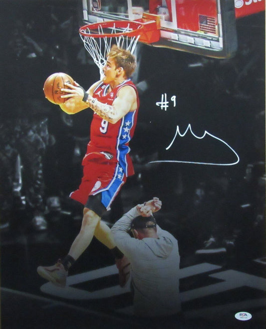 Mac McClung Autographed 16x20 Photo 76ers PSA/DNA 178335