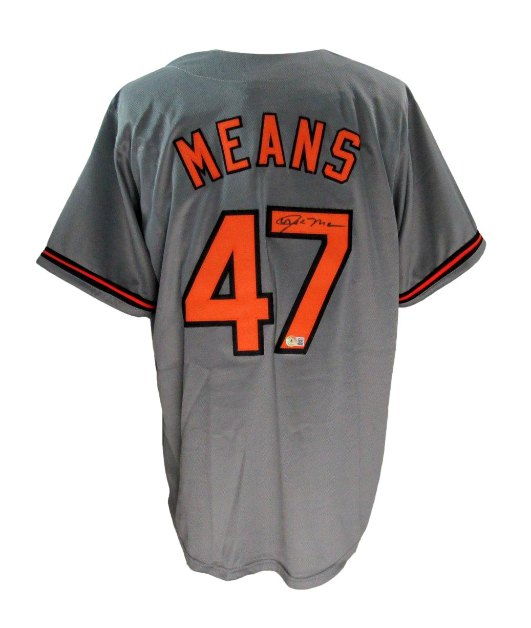 John Means Signed Gray Custom Baseball Jersey Baltimore Orioles Beckett 186227