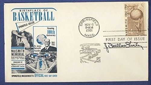 DALLAS SHIRLEY Signed 1961 Basketball HOF FDC