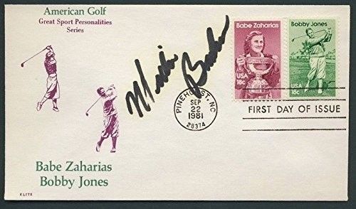 Miller Barber Golf Autographed/Signed First Day Cover FDC Cachet JSA 121258