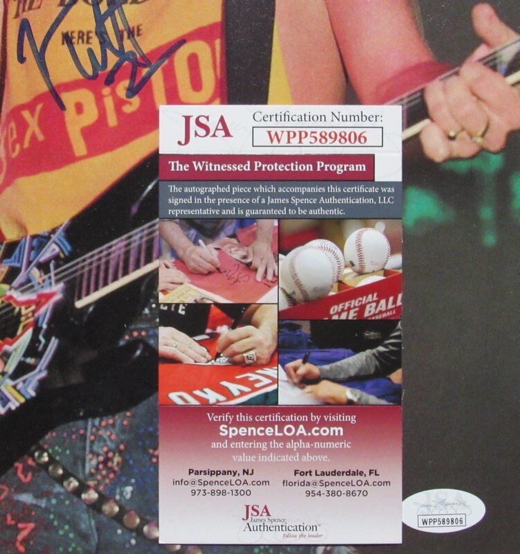 Joe Elliot Autographed Magazine 8x10 Photo Def Leppard JSA