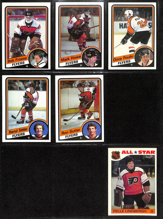 1984-85 Topps Hockey Philadelphia Flyers Team (5) Cards 189209