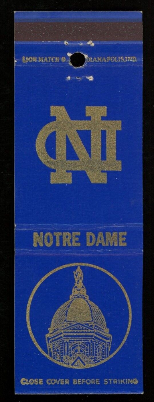 Vintage Notre Dame Match Book 176808