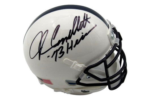 John Cappelletti Autographed/Insc Penn State Mini Schutt Helmet JSA 184709