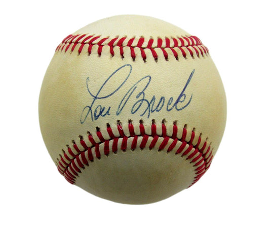 Lou Brock HOF Signed/Autographed ONL Baseball St. Louis Cardinals JSA 191241