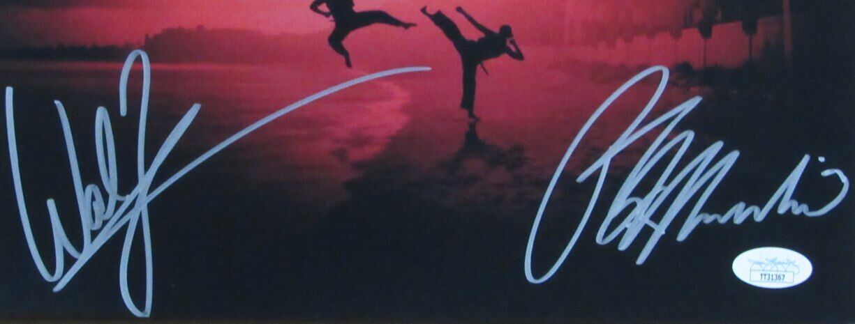 William Zabka/Ralph Macchio "Cobra Kai" Dual-Signed/Auto 11x17 Photo JSA 164805