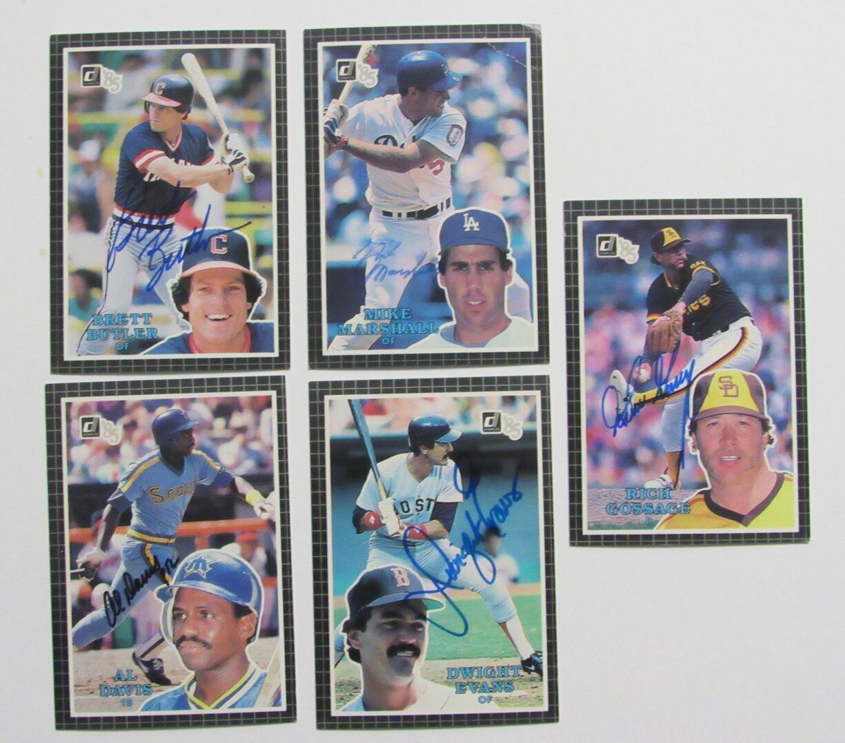 Lot of 23 Signed/Autograph 1985 Donruss Action All Stars Jumbo Postcards 166772