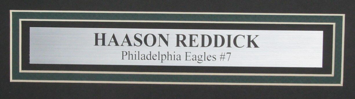 Haason Reddick Autographed 16x20 Photo Philadelphia Eagles Framed JSA 176774