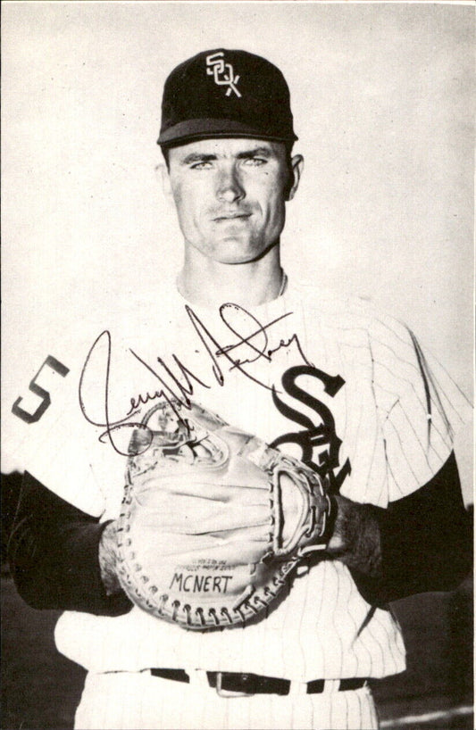 Jerry McNertney White Sox Signed/Autographed 3x5  Photo 178627