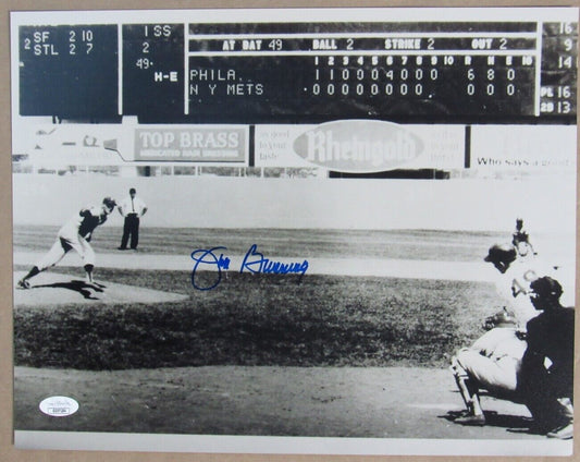 Jim Bunning Philadelphia Phillies Signed/Autographed 11x14 B/W Photo JSA 149707