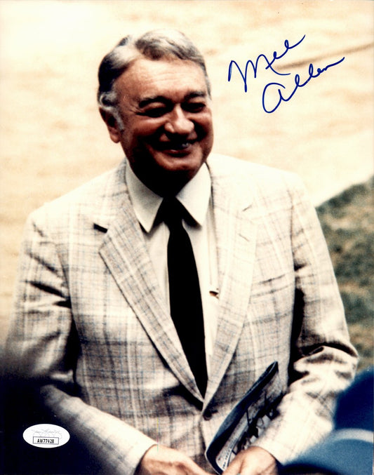 Mel Allen HOF Signed/Autographed 8x10 Photo Sportscaster Yankees JSA 191553