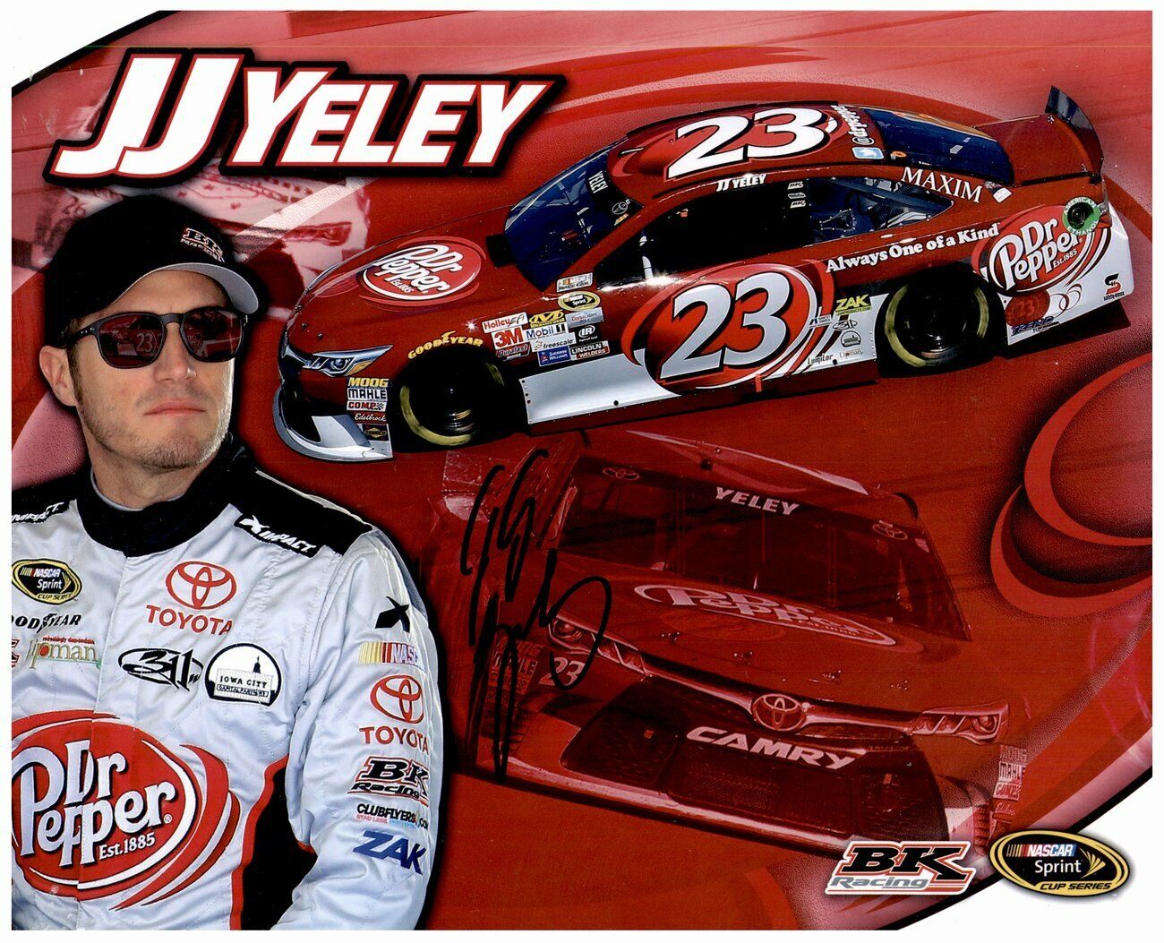 JJ Yeley Nascar Racing Driver Signed/Autographed 8x10 Photo 153913