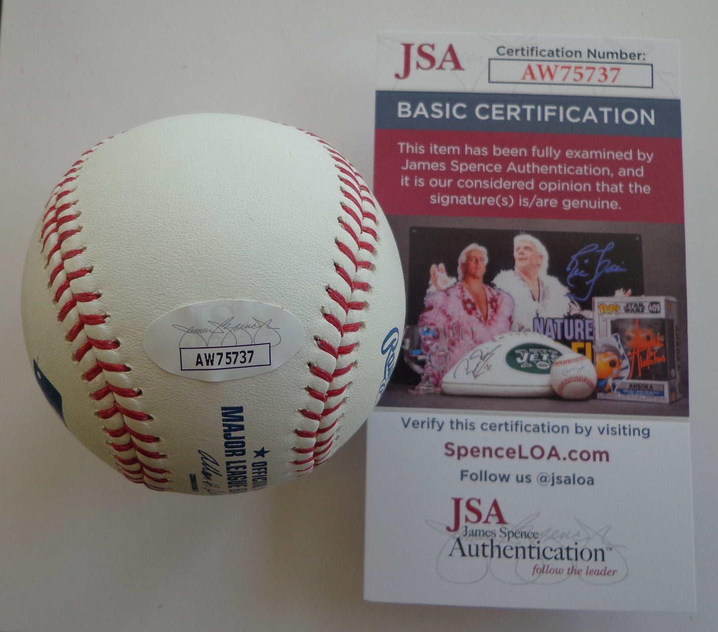 Placido Polanco Signed/Autographed OML Baseball Phillies/Tigers JSA 191815