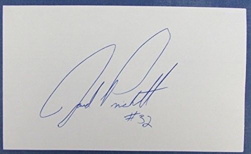 Jared Prickett 1996-97 Kentucky Autographed/Signed 3x5 Index Card 126771