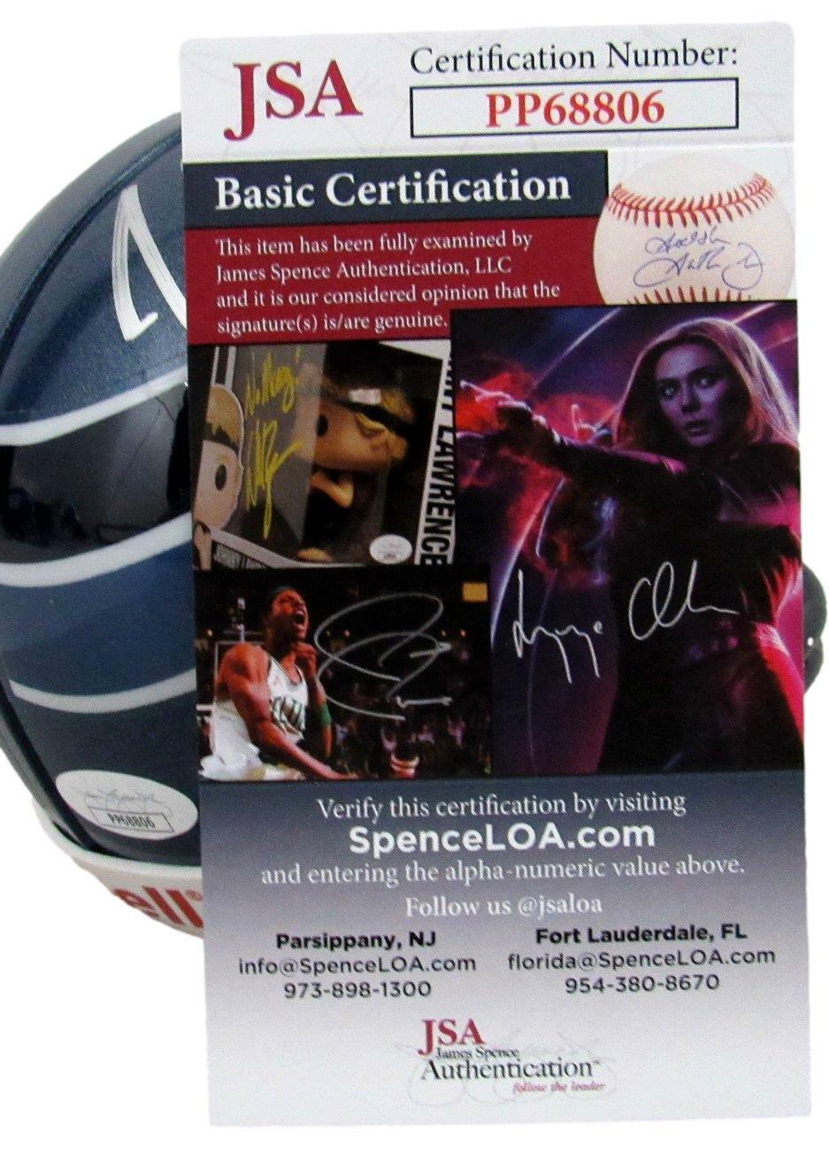 Walter Jones HOF Signed/Autographed Seattle Seahawks Mini Helmet JSA 160440