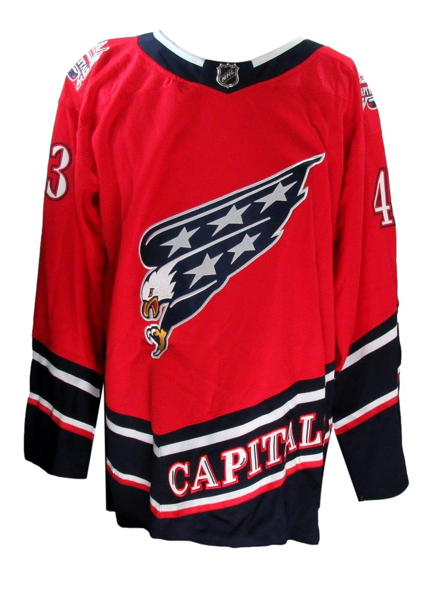 Tom Wilson Signed Red Adidas Hockey Jersey Washington Capitals Beckett 187221