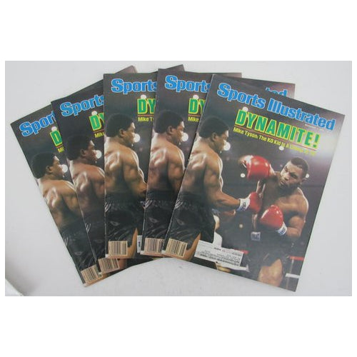Lot of (5) December 1, 1986 Sports Illustrated Magazines Mike Tyson 190515