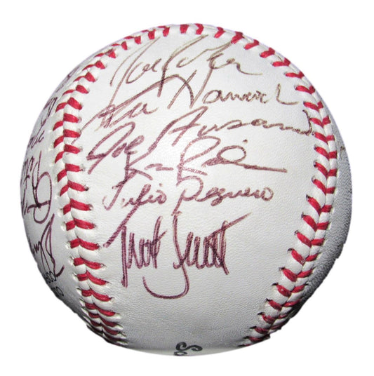 Harrisburg Senators 1990 Team Autographed/Signed Wilson Scholastic Baseball