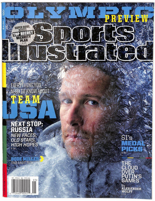 Febraury 3, 2014 Bode Miller Olympic Preview Sports Illustrated NO LABEL 182406