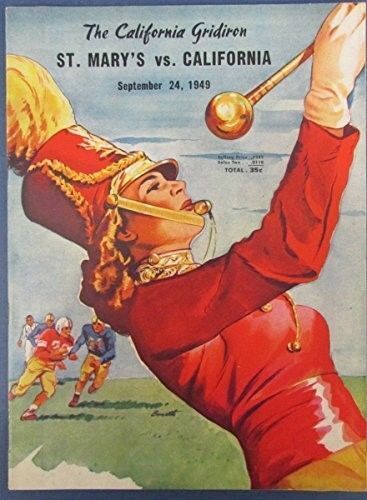 1949 The California Gridiron St. Mary's v. California Program 126992