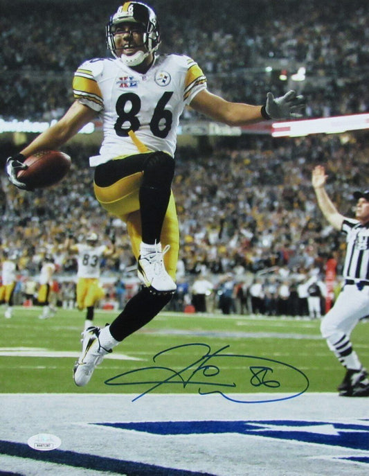 Hines Ward Autographed 11x14 Photo Pittsburgh Steelers JSA 180124