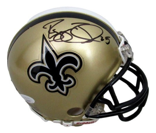 Reggie Bush Signed/Auto New Orleans Saints Mini Football Helmet JSA 160186