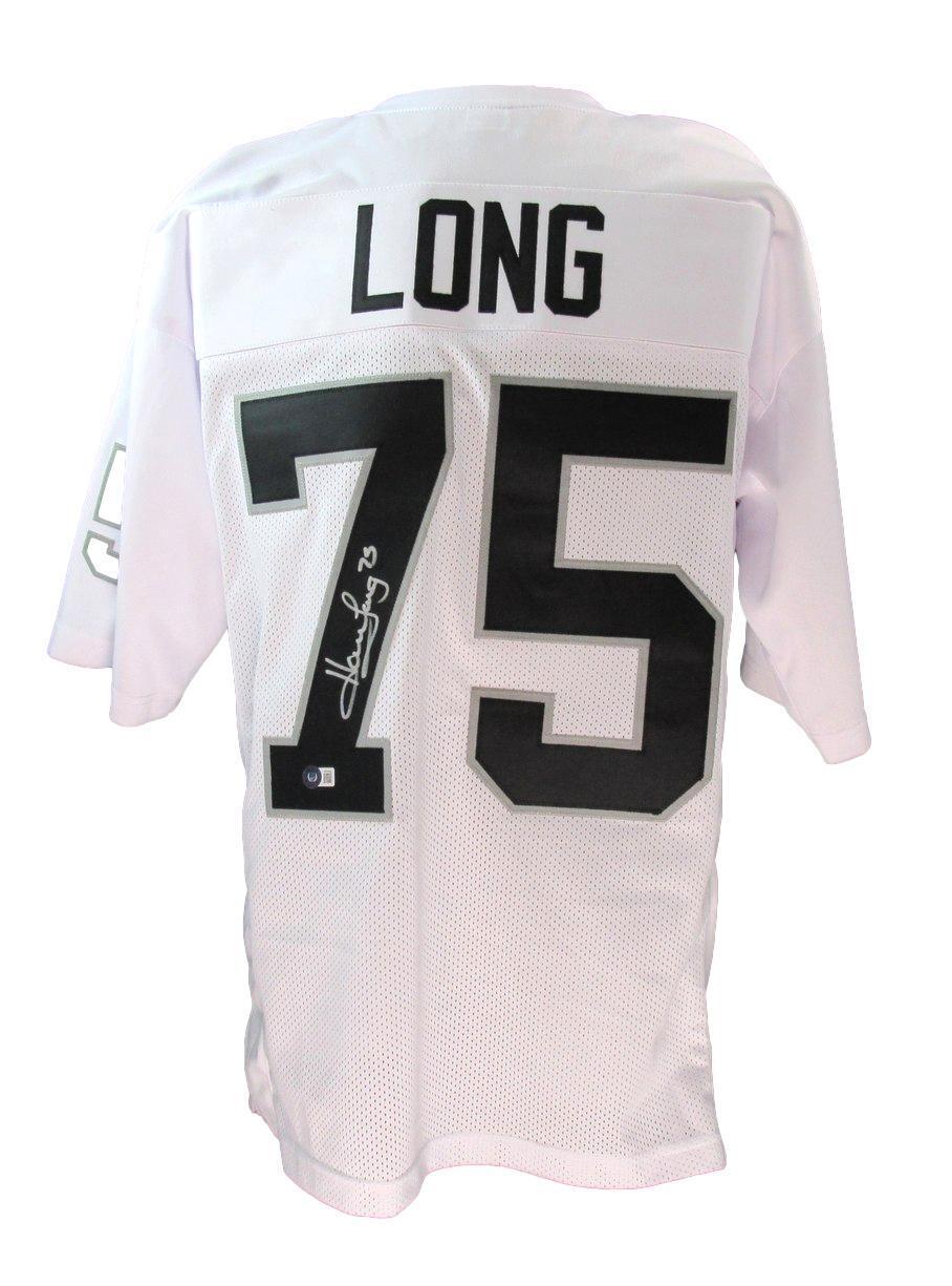 Howie Long HOF Autographed Custom Football Jersey Raiders Beckett 181133