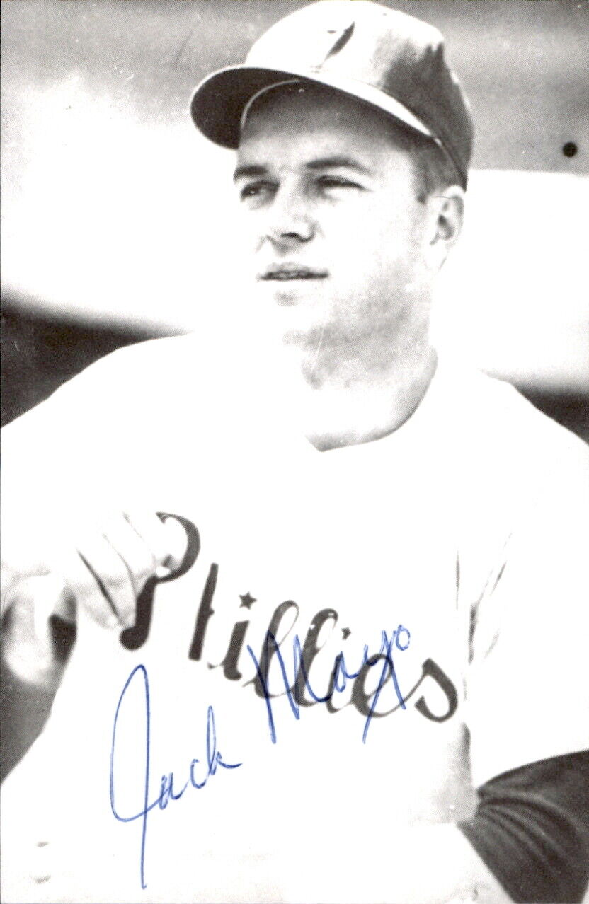 Jackie Mayo Phillies d. 2014 Signed/Autographed 3x5  Photo 178614