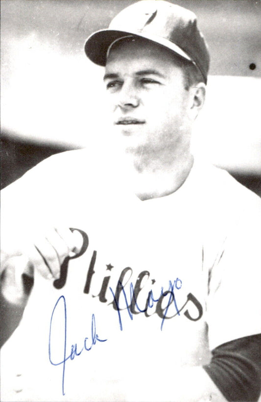 Jackie Mayo Phillies d. 2014 Signed/Autographed 3x5  Photo 178614
