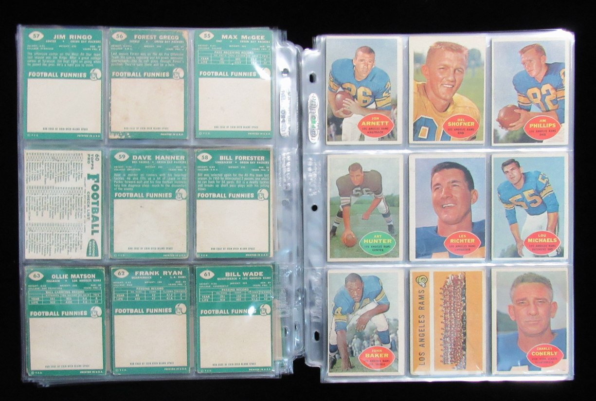 1960 Topps Football Complete Set (132) Brown, Unitas, Starr, Hornung 189775