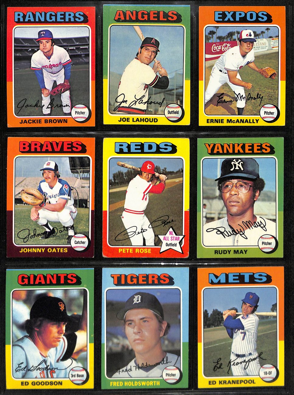 1975 Topps Baseball Card Complete Set (1-660) Yount (RC) Brett (RC) Aaron 191955