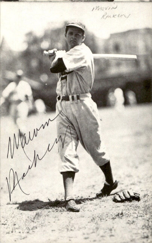 Marv Rackley Dodgers Signed/Autographed 3x5  Photo 178734
