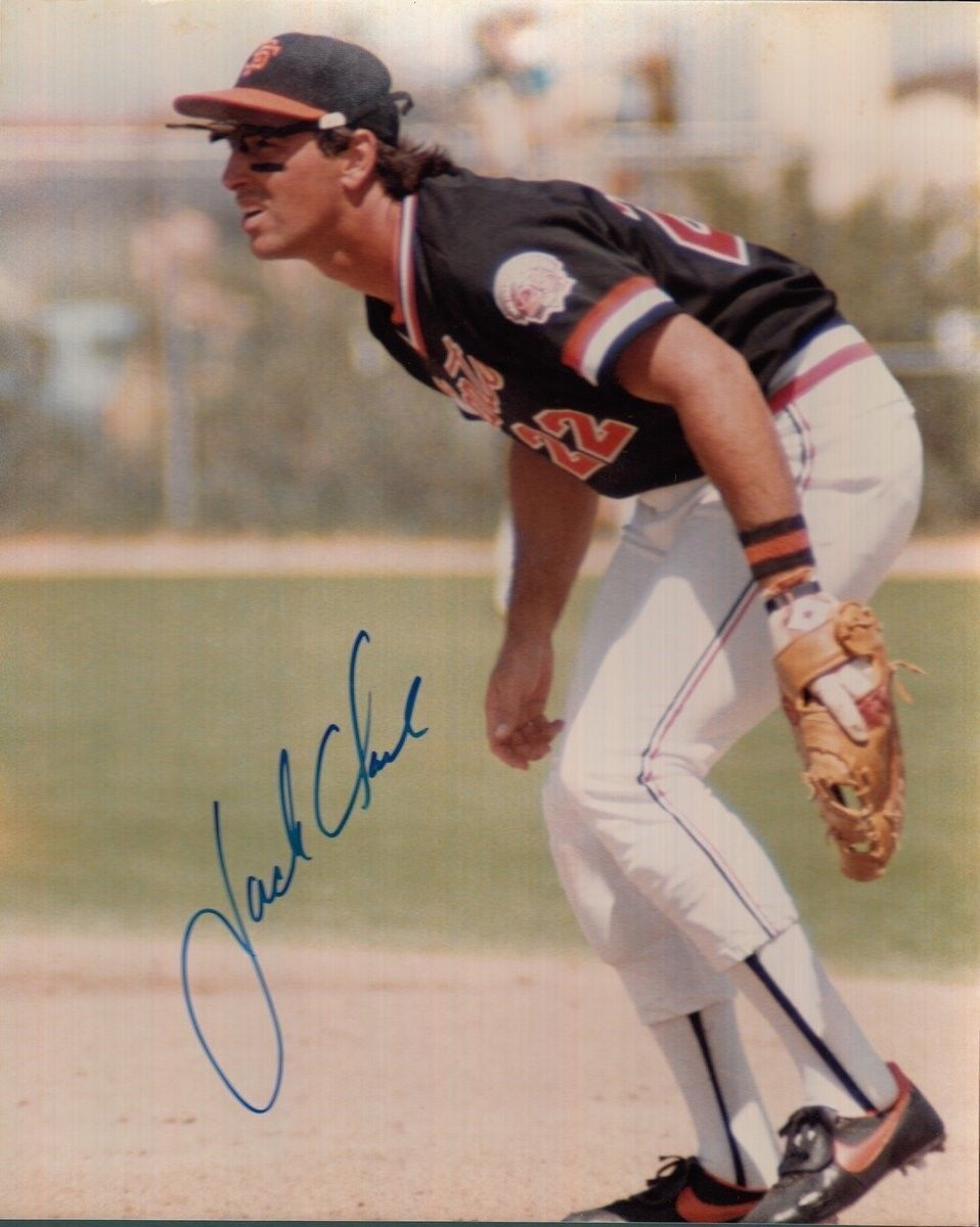 Jack Clark Giants Signed/Autographed 8x10 Photo 128726